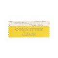 Committee Chair Gold Award Ribbon w/ Gold Foil Imprint (4"x1 5/8")